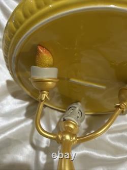 New Box Disney Store Beauty And The Beast Lumiere Cake Dessert Serving Tray