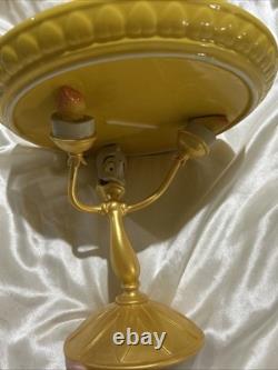 New Box Disney Store Beauty And The Beast Lumiere Cake Dessert Serving Tray