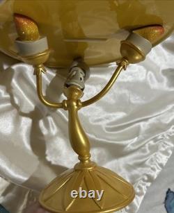 New Box Disney Store Beauty And The Beast Lumiere Cake Dessert Serving Tray