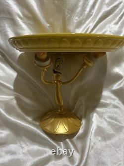 New Box Disney Store Beauty And The Beast Lumiere Cake Dessert Serving Tray