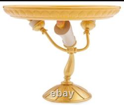 New Box Disney Store Beauty And The Beast Lumiere Cake Dessert Serving Tray
