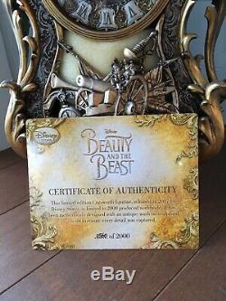 New COGSWORTH BEAUTY AND THE BEAST Limited Edition 2000 Live Action Disney Movie