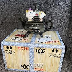 New Cardew Design Disney Beauty & The Beast Mrs. Potts & Chip On Stove Teapot