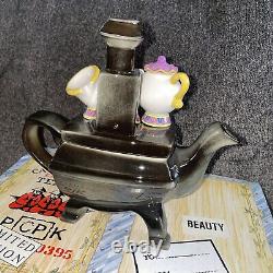 New Cardew Design Disney Beauty & The Beast Mrs. Potts & Chip On Stove Teapot