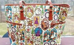 New Disney BEAUTY AND THE BEAST Dooney & Bourke Limited Edition Shopper Tote