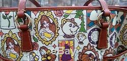 New Disney BEAUTY AND THE BEAST Dooney & Bourke Limited Edition Shopper Tote