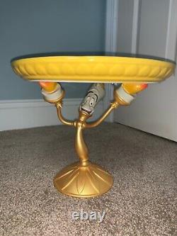 New Disney Beauty and the Beast Lumiere Cake Stand Ceramic Serving Platter