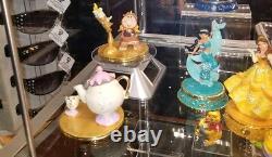 New Disney Parks Arribas Lumiere & Cogsworth Enamel Figure! Beauty & The Beast