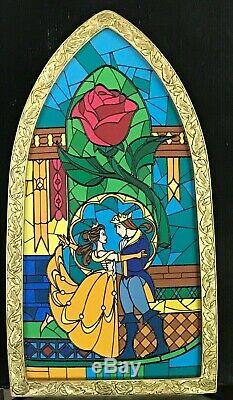 New, Disney Parks Beauty & The Beast Stained Glass Window Frame