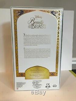New Disney Store LE 17 BEAST DOLL Beauty and the Beast Limited Edition 406/3500