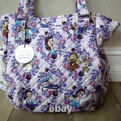 New Disney Vera Bradley Beauty & The Beast Glenna Satchel Belle Floral Bag