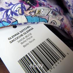 New Disney Vera Bradley Beauty & The Beast Glenna Satchel Belle Floral Bag
