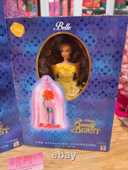 New! Disney's Beauty And The Beast Signature Collection Beast And Belle Dolls