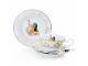 New English Ladies Disney Beauty & the Beast Wedding Plate, Spoon, Cup Saucer