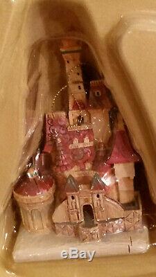 New Jim Shore Disney Traditions Beauty And The Beast Holiday Ornament Set Enesco