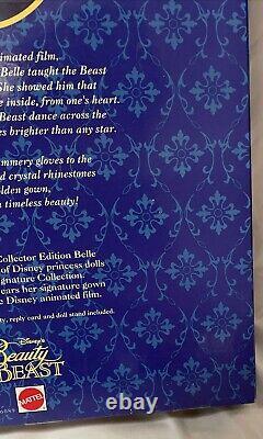 New Mattel Disney's Beauty And The Beast The Signature Collection Belle Doll
