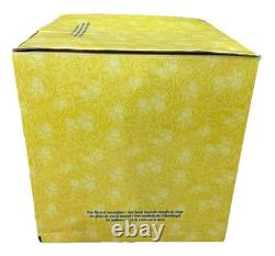 New VTG Disney Beauty and the Beast Snow Globe Enchanted Rose Musical Snowglobe