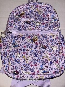 New Vera Bradley Disney Small Backpack Bag Belle Petite Floral Beauty & Beast