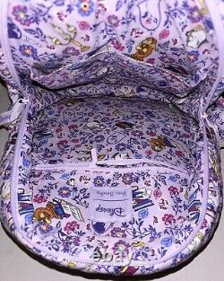 New Vera Bradley Disney Small Backpack Bag Belle Petite Floral Beauty & Beast
