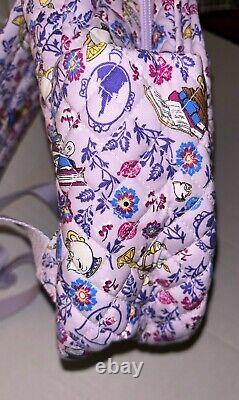 New Vera Bradley Disney Small Backpack Bag Belle Petite Floral Beauty & Beast