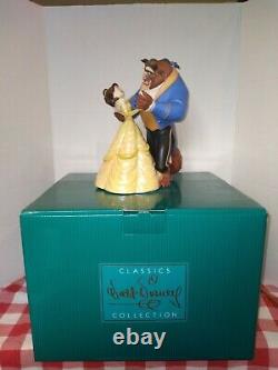 New WDCC Beauty & The Beast Tale As Old As Time In Box With Sealed COA Mint