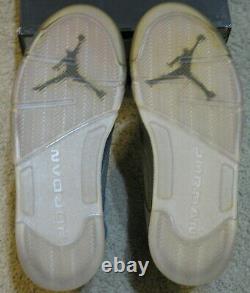Nike Air Jordan 5 V Retro Shoes 2011 Wolf Grey 3M White Cool 11 Red Suede Men 10