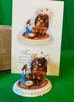 Olszewski BEAUTY & THE BEAST Tenderly, Belle Heals the Beast LE Disney COA + BOX
