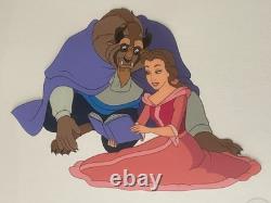 Original WALT DISNEY Beauty Belle & Beast LE 5000 Serigraph Seri Cel Cell SCARCE