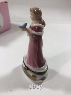 PHB Midwest Of Cannon falls Disney Beauty & The Beast Belle with Mirror Trinketbox
