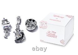 Pandora Disney, Beauty And The Beast Charm Gift Set B801631 With Box