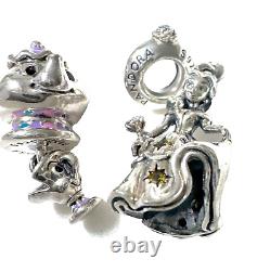 Pandora Disney, Beauty And The Beast Charm Gift Set B801631 With Box