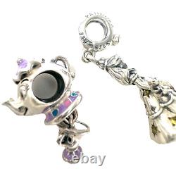 Pandora Disney, Beauty And The Beast Charm Gift Set B801631 With Box