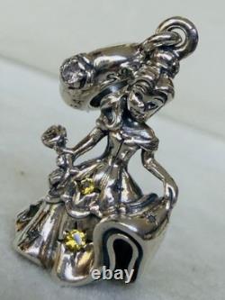 Pandora Disney Parks Beauty and the Beast Dancing Belle Charm 790014C01