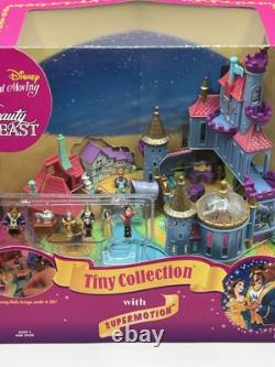 Polly Pocket Disney BEAUTY & The BEAST BELLE Playset 1995 Vintage Bluebird NEW