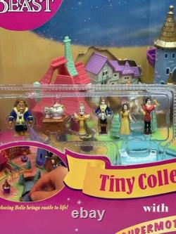 Polly Pocket Disney BEAUTY & The BEAST BELLE Playset 1995 Vintage Bluebird NEW