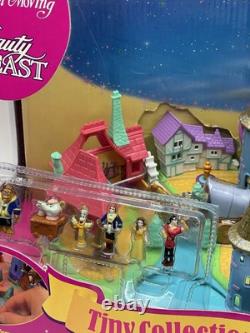 Polly Pocket Disney BEAUTY & The BEAST BELLE Playset 1995 Vintage Bluebird NEW