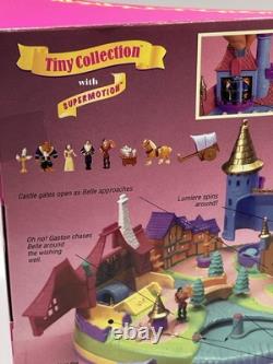 Polly Pocket Disney BEAUTY & The BEAST BELLE Playset 1995 Vintage Bluebird NEW