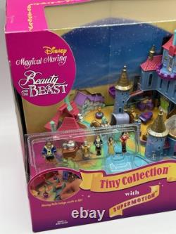 Polly Pocket Disney BEAUTY & The BEAST BELLE Playset 1995 Vintage Bluebird NEW