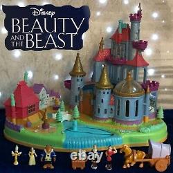 Polly Pocket Disney Beauty & The Beast Castle STUNNING CONDITION % A