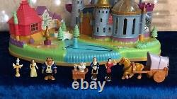 Polly Pocket Disney Beauty & The Beast Castle STUNNING CONDITION % A