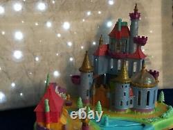 Polly Pocket Disney Beauty & The Beast Castle STUNNING CONDITION % A