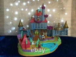 Polly Pocket Disney Beauty & The Beast Castle STUNNING CONDITION % A