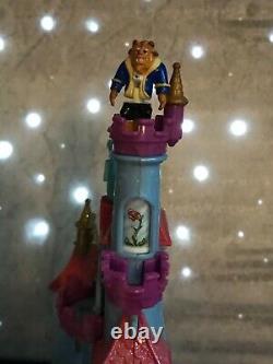 Polly Pocket Disney Beauty & The Beast Castle STUNNING CONDITION % A