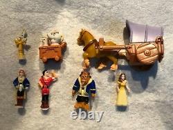 Polly Pocket Disney Beauty & The Beast Castle STUNNING CONDITION % A