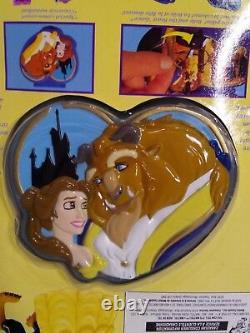 Polly Pocket Disney Beauty & the Beast Compact Playset+Locket Belle 1995 RARE