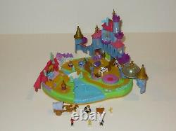 Polly Pocket- Disney's Belle, Beauty & The Beast Magical Castle- 1997-100% Comp