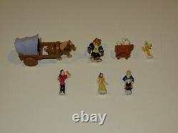 Polly Pocket- Disney's Belle, Beauty & The Beast Magical Castle- 1997-100% Comp