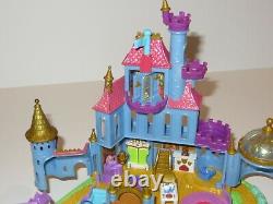 Polly Pocket- Disney's Belle, Beauty & The Beast Magical Castle- 1997-100% Comp