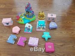 Polly Pocket Vintage Sets BlueBird 1990s Disney, Beauty and the Beast, Aladdin