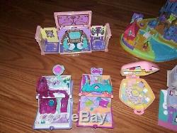 Polly Pocket Vintage Sets BlueBird 1990s Disney, Beauty and the Beast, Aladdin